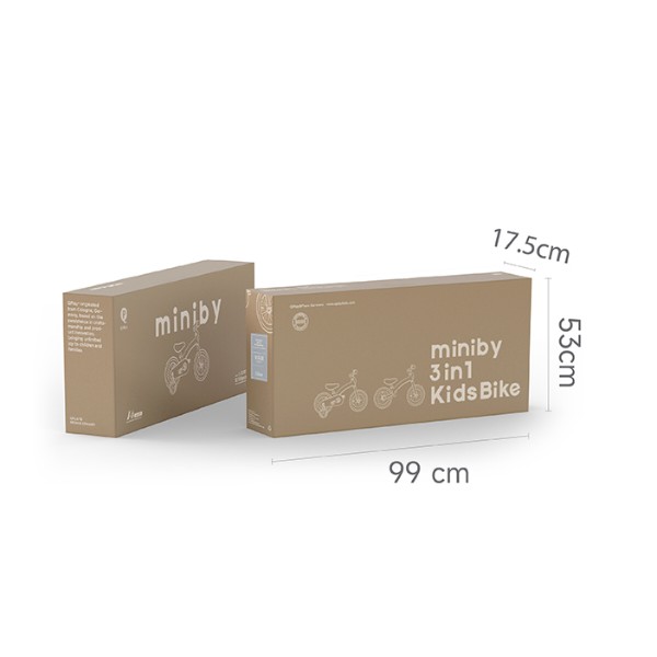 Фото - Двоколісний велосипед Qplay Miniby 3в1 Pink (CB01MiniByPink)